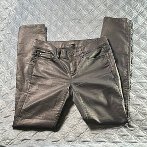 Ann Taylor Metallic Skinny Jeans